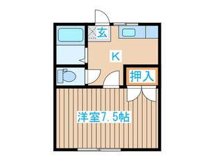 ボンフィ－ルドの物件間取画像